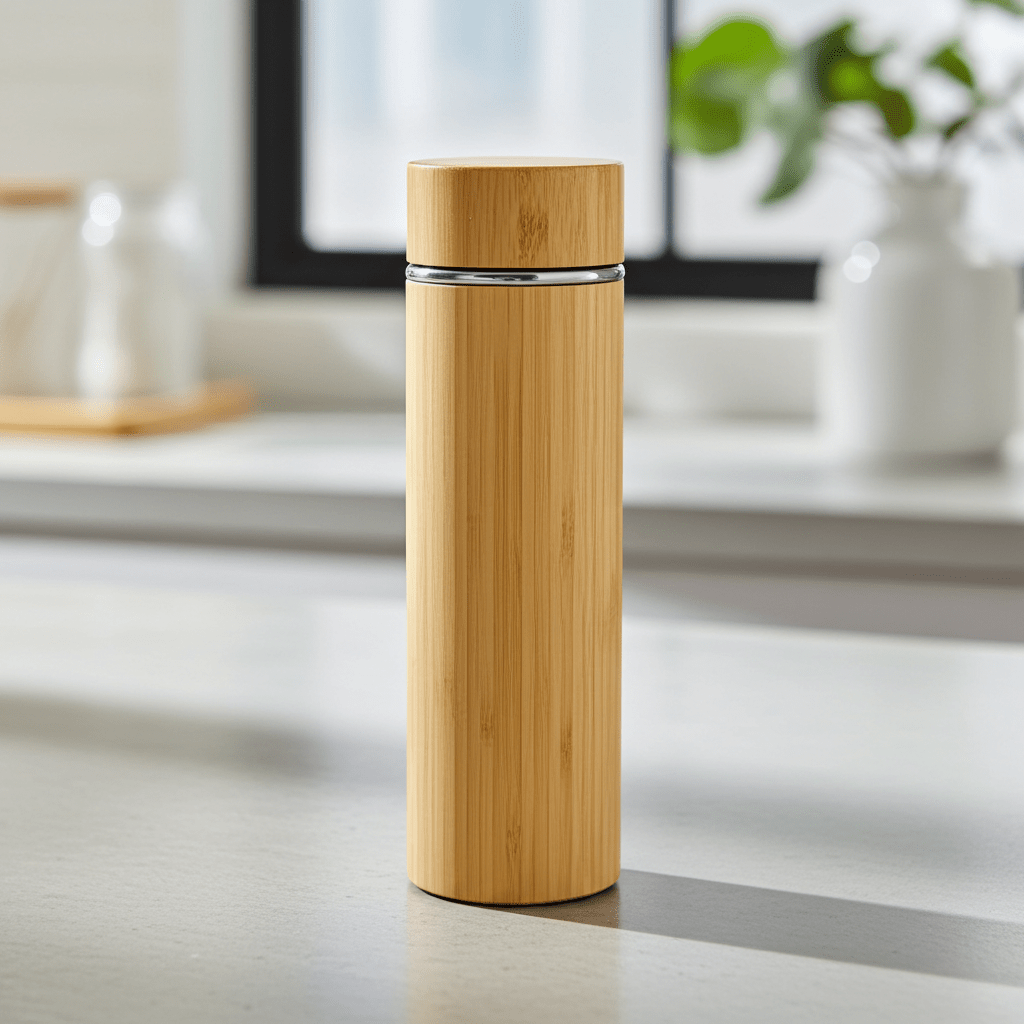 Bamboo Bottle Blank - 400ml - Pixel Burn Custom Laser Creations