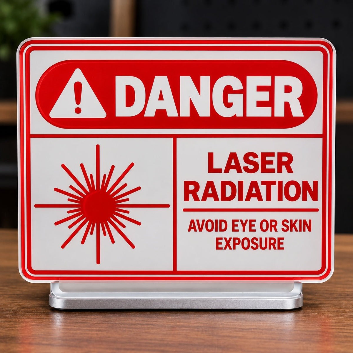 Customised Workplace Safety Signs - Pixel Burn Custom Laser Creations