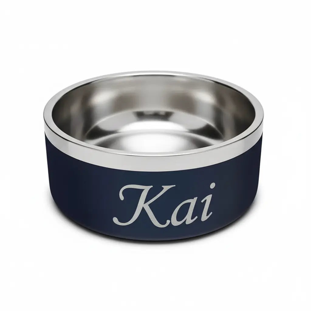 Personalised Tucker Pet Bowl - Pixel Burn Custom Laser Creations