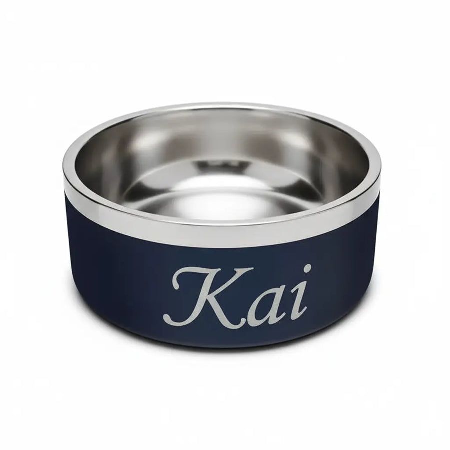 Personalised Tucker Pet Bowl - Pixel Burn Custom Laser Creations
