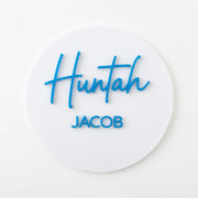 Personalised Birth Announcement Plaque - Pixel Burn Custom Laser Creations