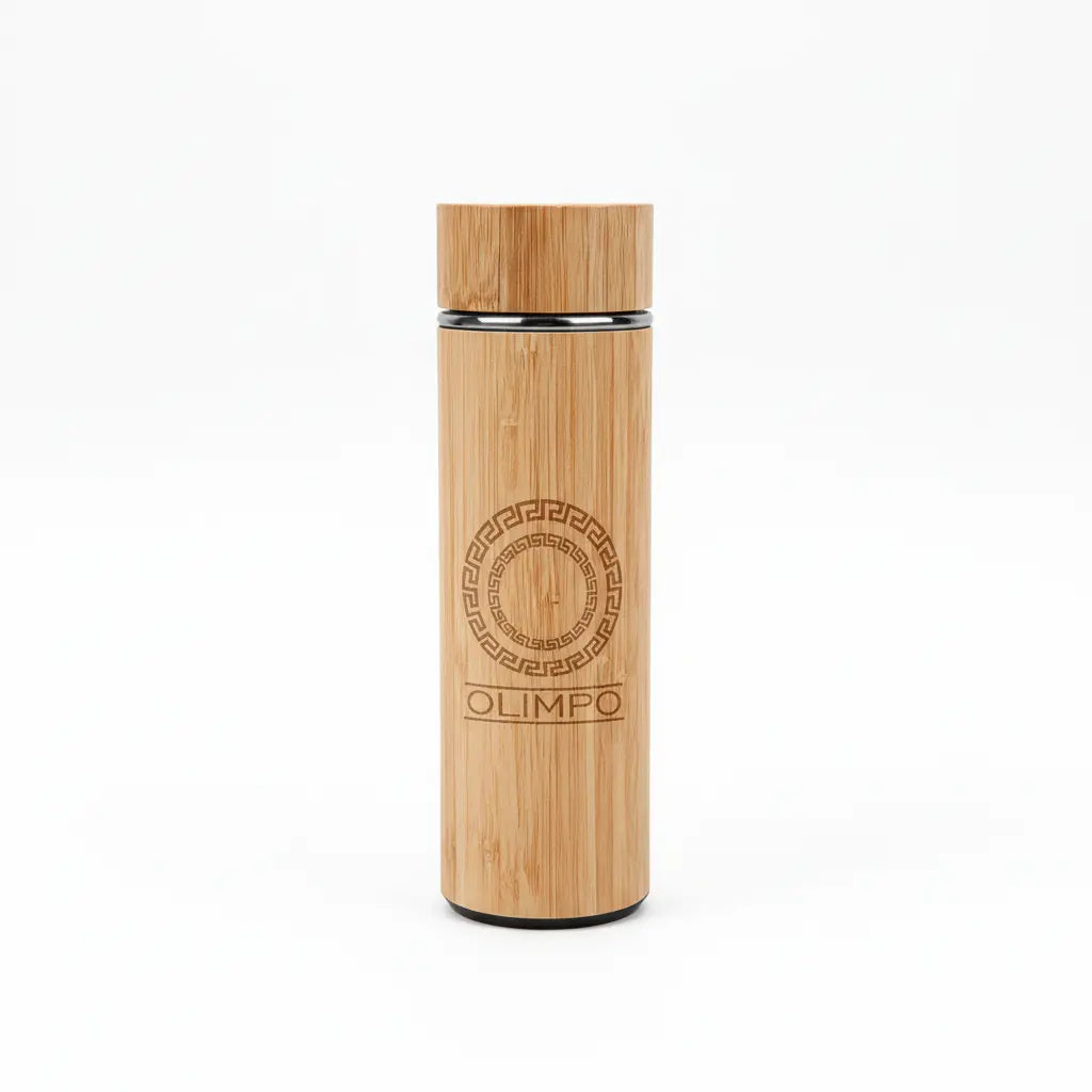 Personalised Eco Bamboo Bottle - 400ml - Pixel Burn Custom Laser Creations
