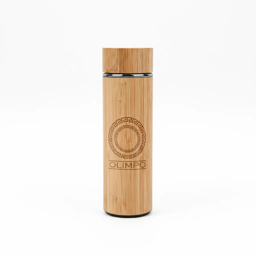 Personalised Eco Bamboo Bottle - 400ml - Pixel Burn Custom Laser Creations