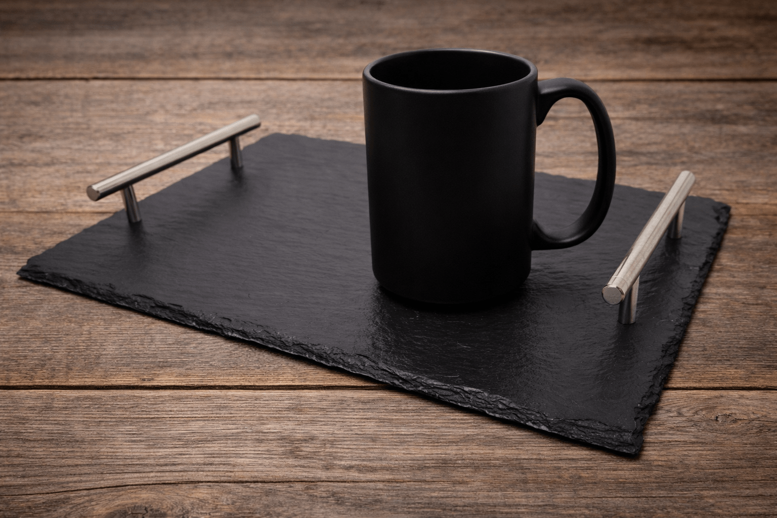 Laserable Slate Tray - Blank Engraving Slate with Handles - Pixel Burn Custom Laser Creations