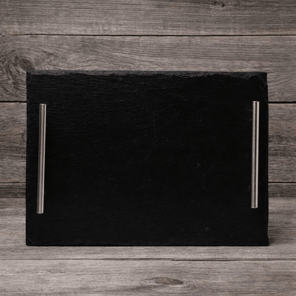 Laserable Slate Tray - Blank Engraving Slate with Handles - Pixel Burn Custom Laser Creations