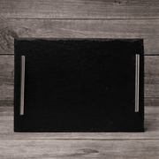Laserable Slate Tray - Blank Engraving Slate with Handles - Pixel Burn Custom Laser Creations