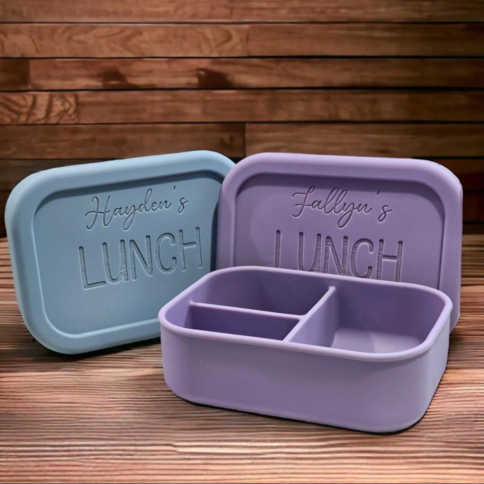 Personalised Kids Lunch Box Pixel Burn Custom Laser Creations