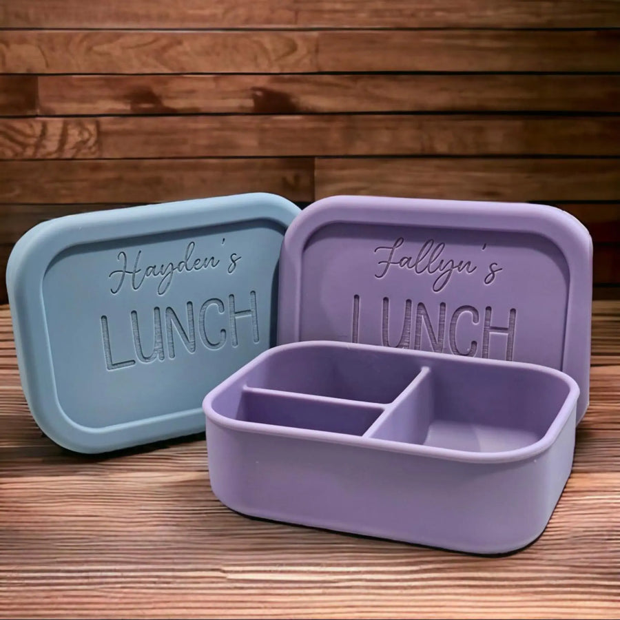 Personalised Kids Lunch Box - Pixel Burn Custom Laser Creations