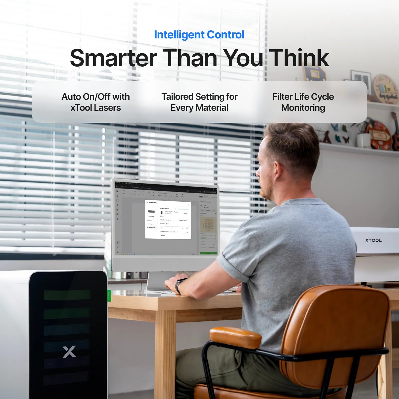 xTool SafetyPro™ AP2 / AP2 Max Air Purifier with SuperCyclone - Pixel Burn Custom Laser Creations