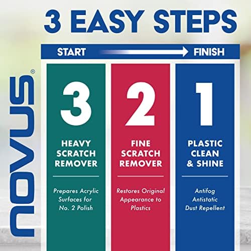 NOVUS 2 Fine Scratch Remover – Plastic Polish (8oz) - Pixel Burn Custom Laser Creations