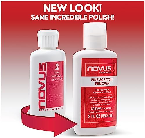 NOVUS 2 Fine Scratch Remover – Plastic Polish (8oz) - Pixel Burn Custom Laser Creations