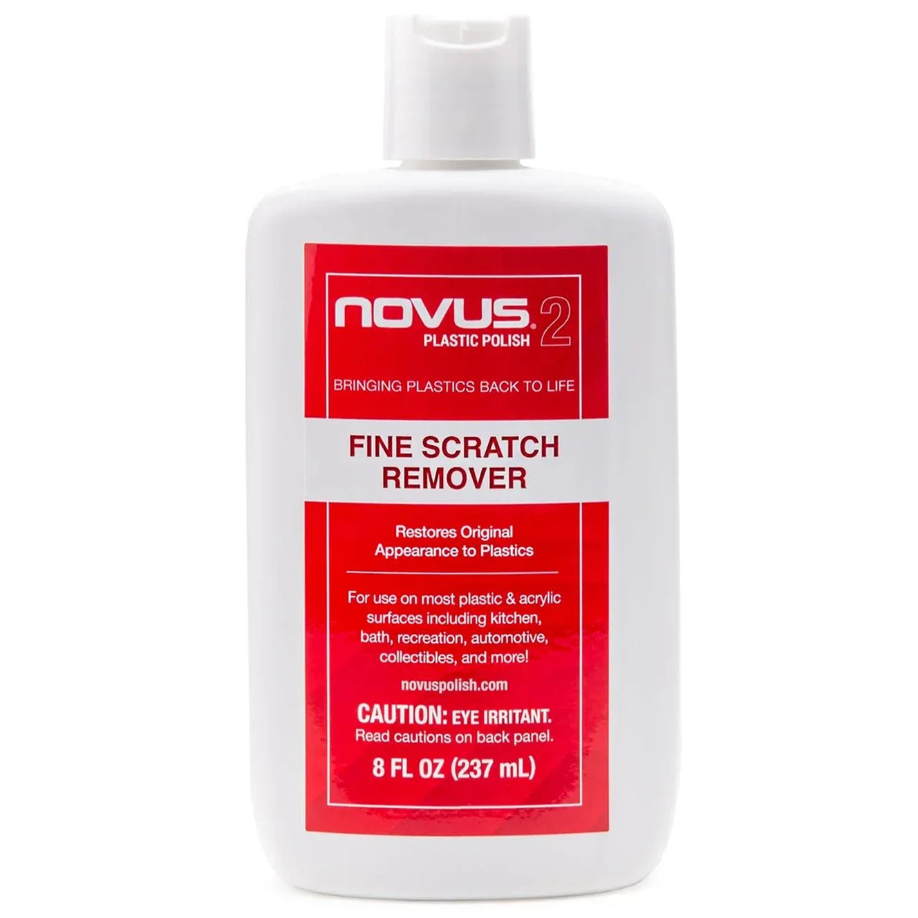 NOVUS 2 Fine Scratch Remover – Plastic Polish (8oz) - Pixel Burn Custom Laser Creations