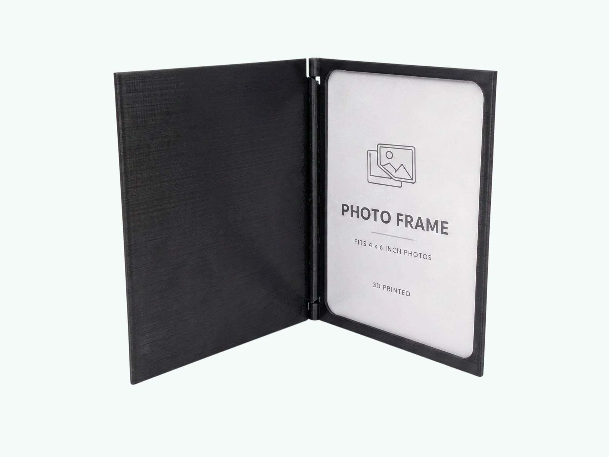 Personalised 3D Printed Book Style Photo Frame - Pixel Burn Custom Laser Creations