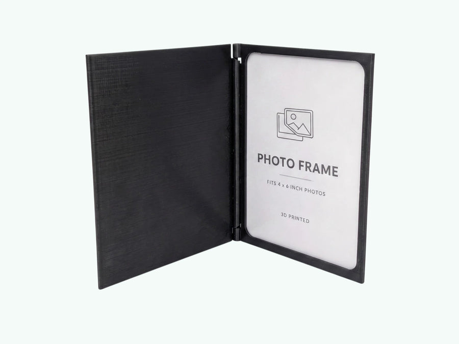 Personalised 3D Printed Book Style Photo Frame - Pixel Burn Custom Laser Creations