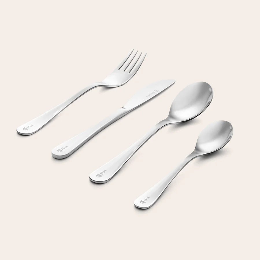 Personalised Children's Stainless Steel Cutlery Set - Pixel Burn Custom Laser Creations