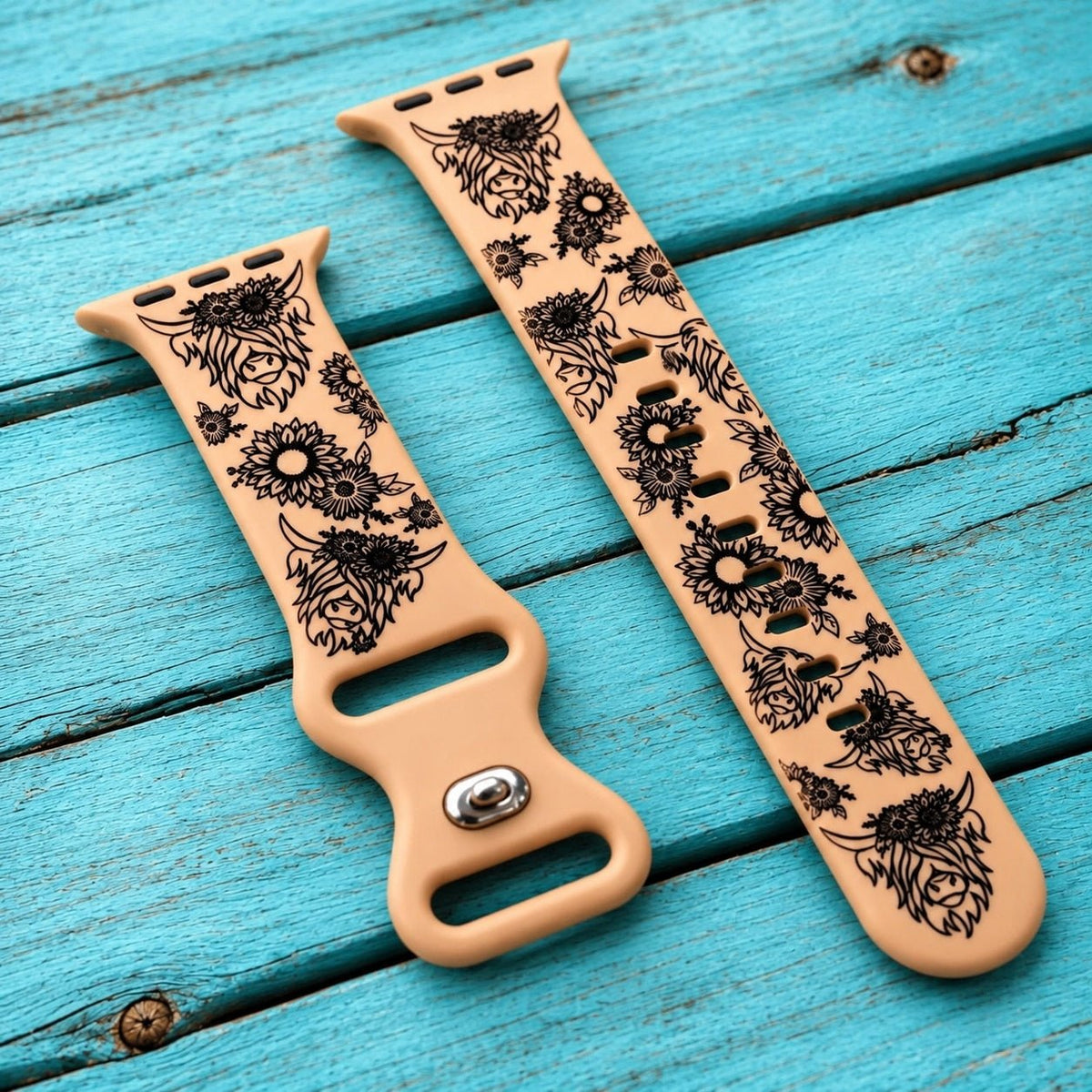 Personalised Engraved Apple Watch Band - Pixel Burn Custom Laser Creations