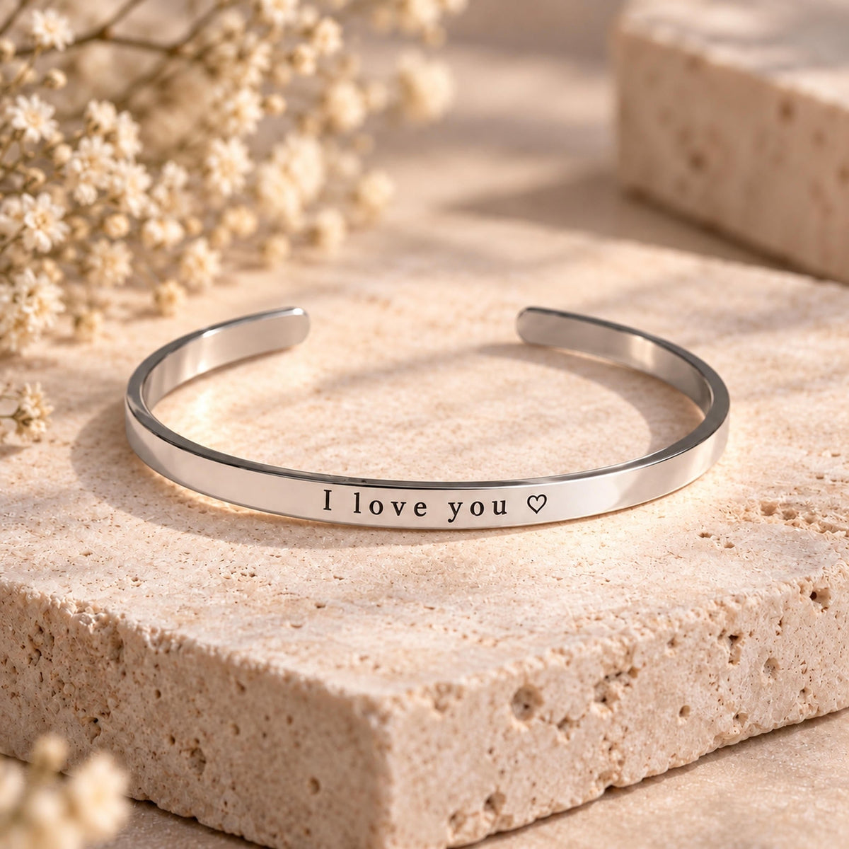 Personalised Engraved Cuff Bangle - Pixel Burn Custom Laser Creations
