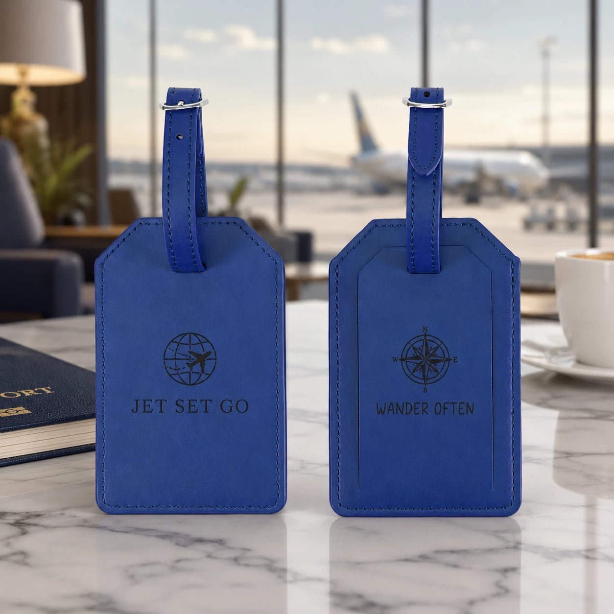 Personalised Laser Engraved Luggage Tag - Pixel Burn Custom Laser Creations
