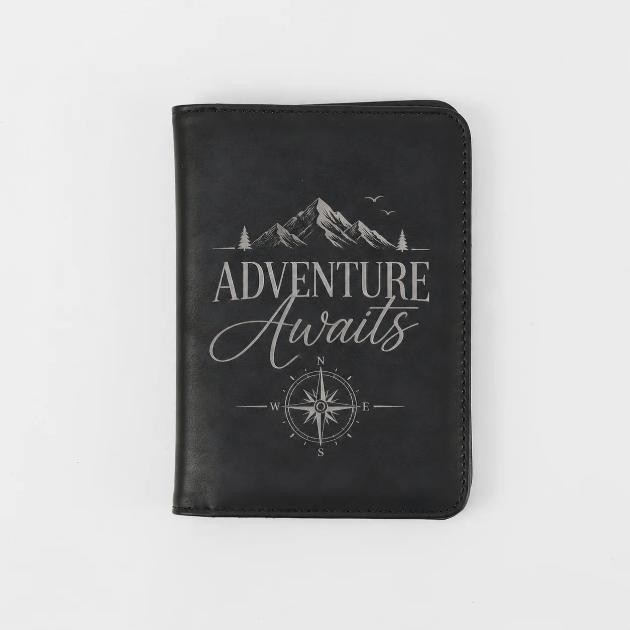 Personalised Laser Engraved Passport Wallet - Pixel Burn Custom Laser Creations