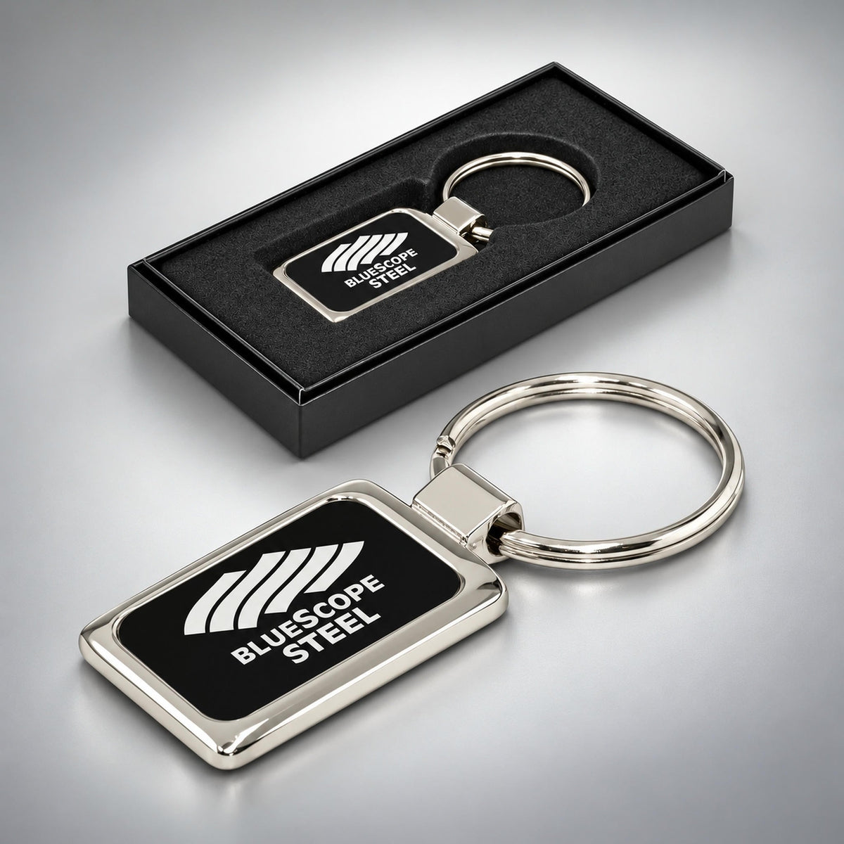 Personalised Metal Keyring - Custom Engraved - Pixel Burn Custom Laser Creations