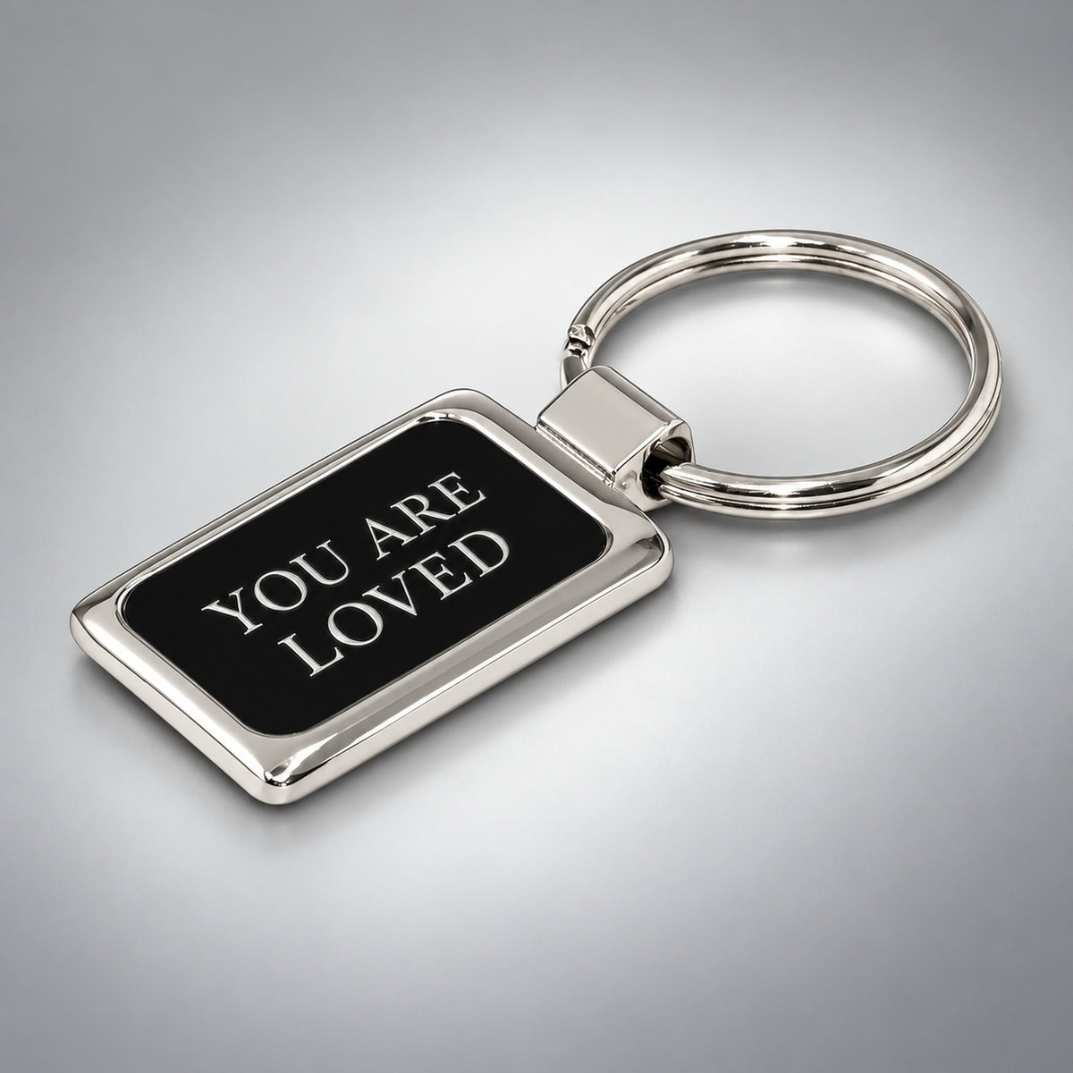 Personalised Metal Keyring - Custom Engraved - Pixel Burn Custom Laser Creations