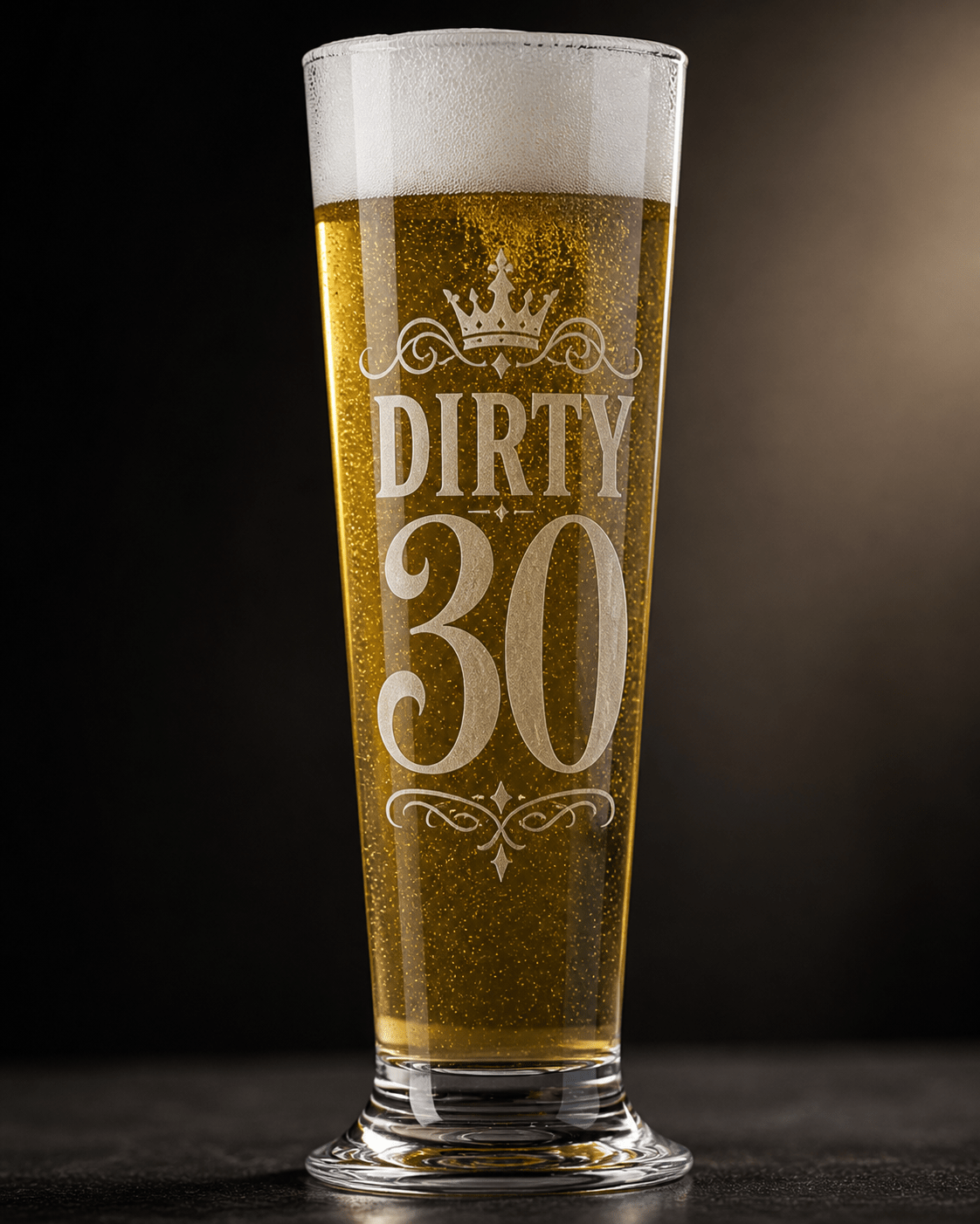 Personalised Pilsner Beer Glass 390ml
