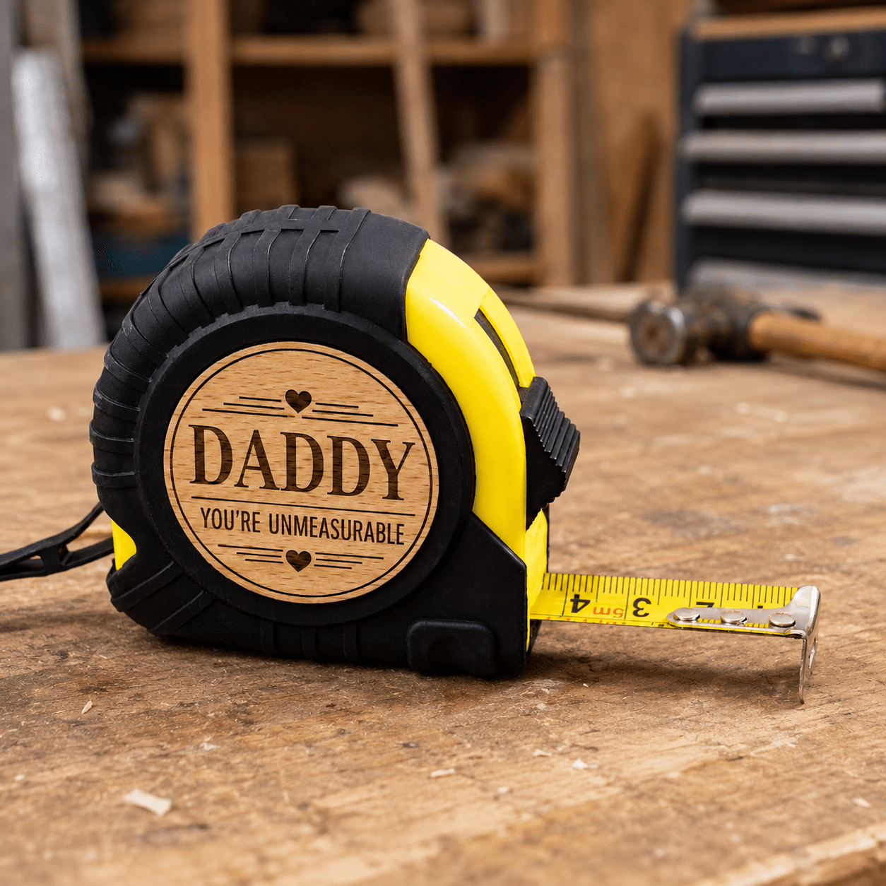 Personalised Tape Measure - Pixel Burn Custom Laser Creations