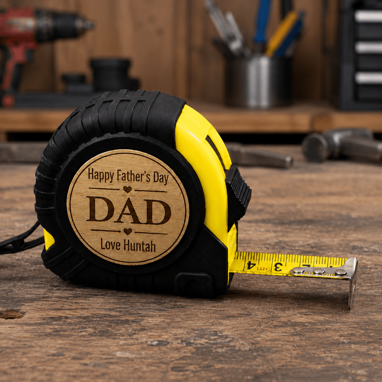 Personalised Tape Measure - Pixel Burn Custom Laser Creations