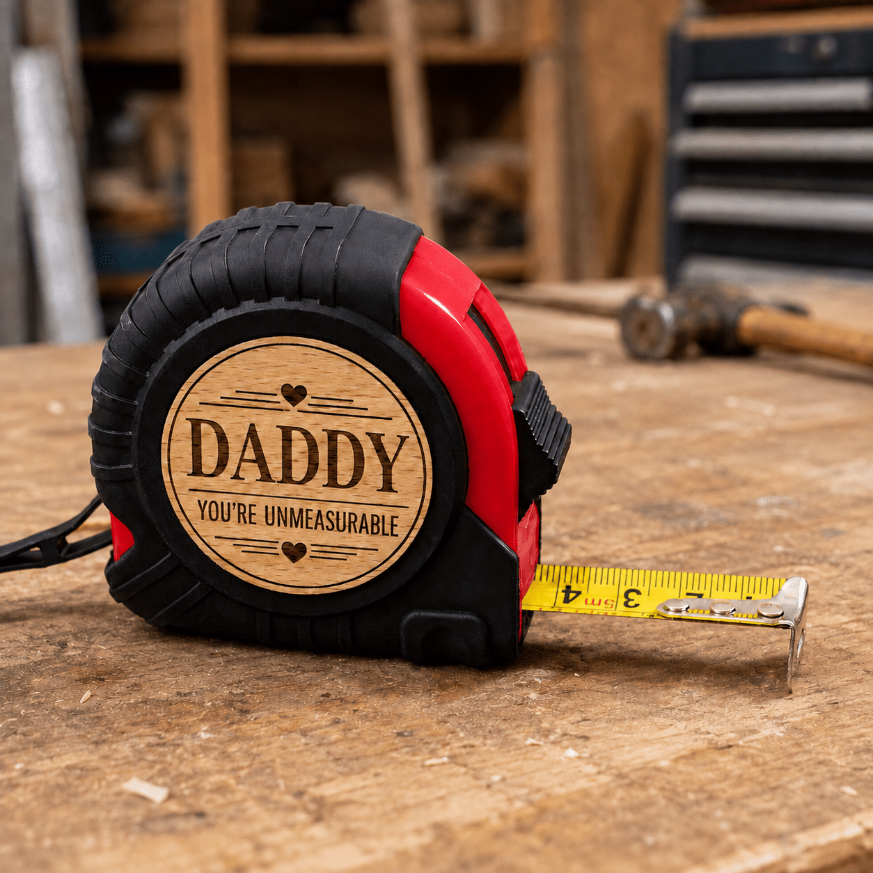 Personalised Tape Measure - Pixel Burn Custom Laser Creations