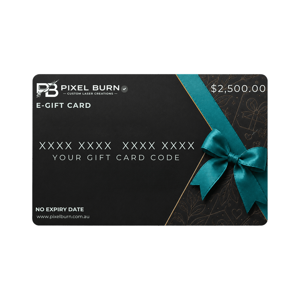Pixel Burn Gift Card - Pixel Burn Custom Laser Creations
