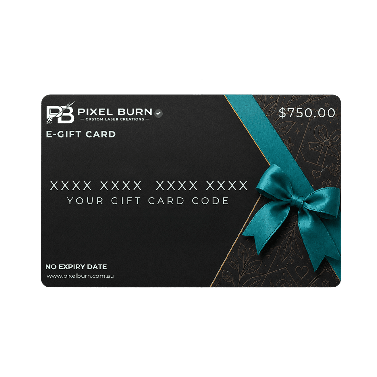 Pixel Burn Gift Card - Pixel Burn Custom Laser Creations