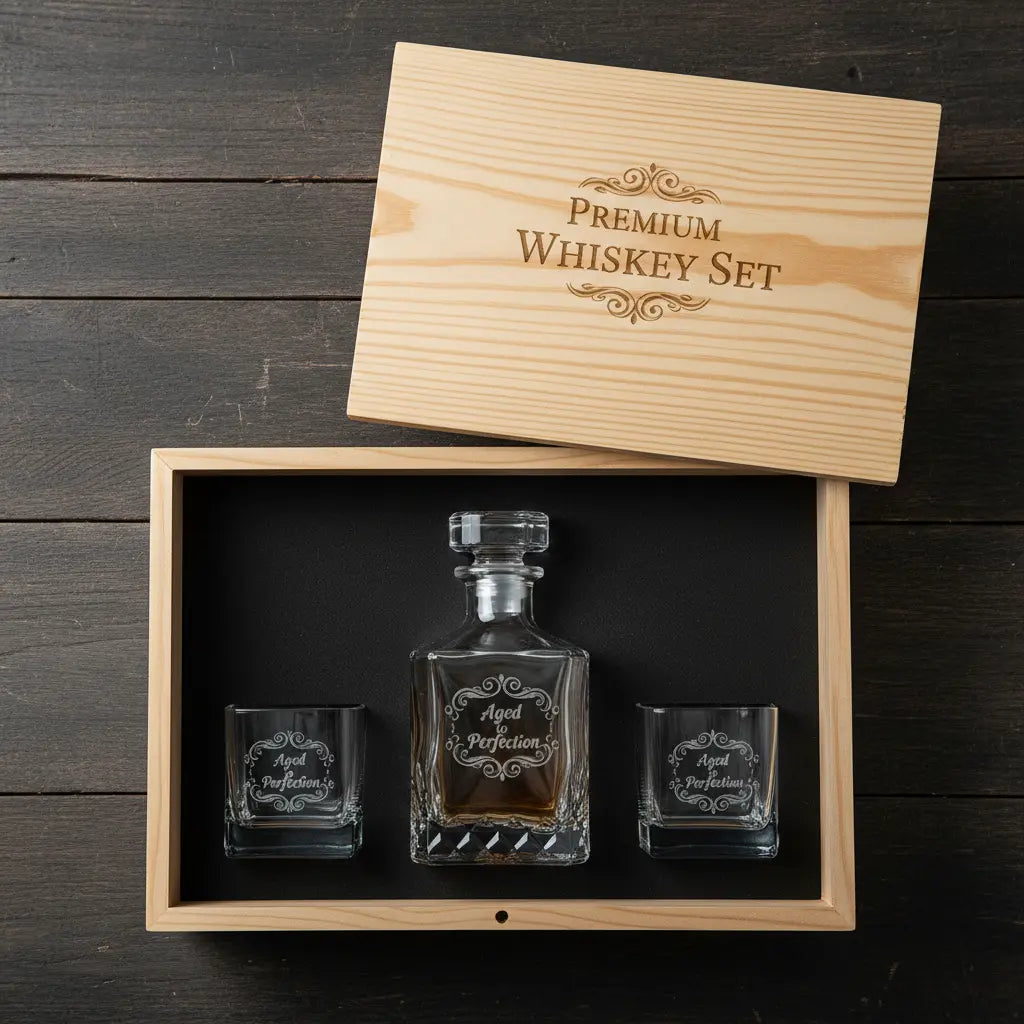 Personalised Whiskey Decanter Set