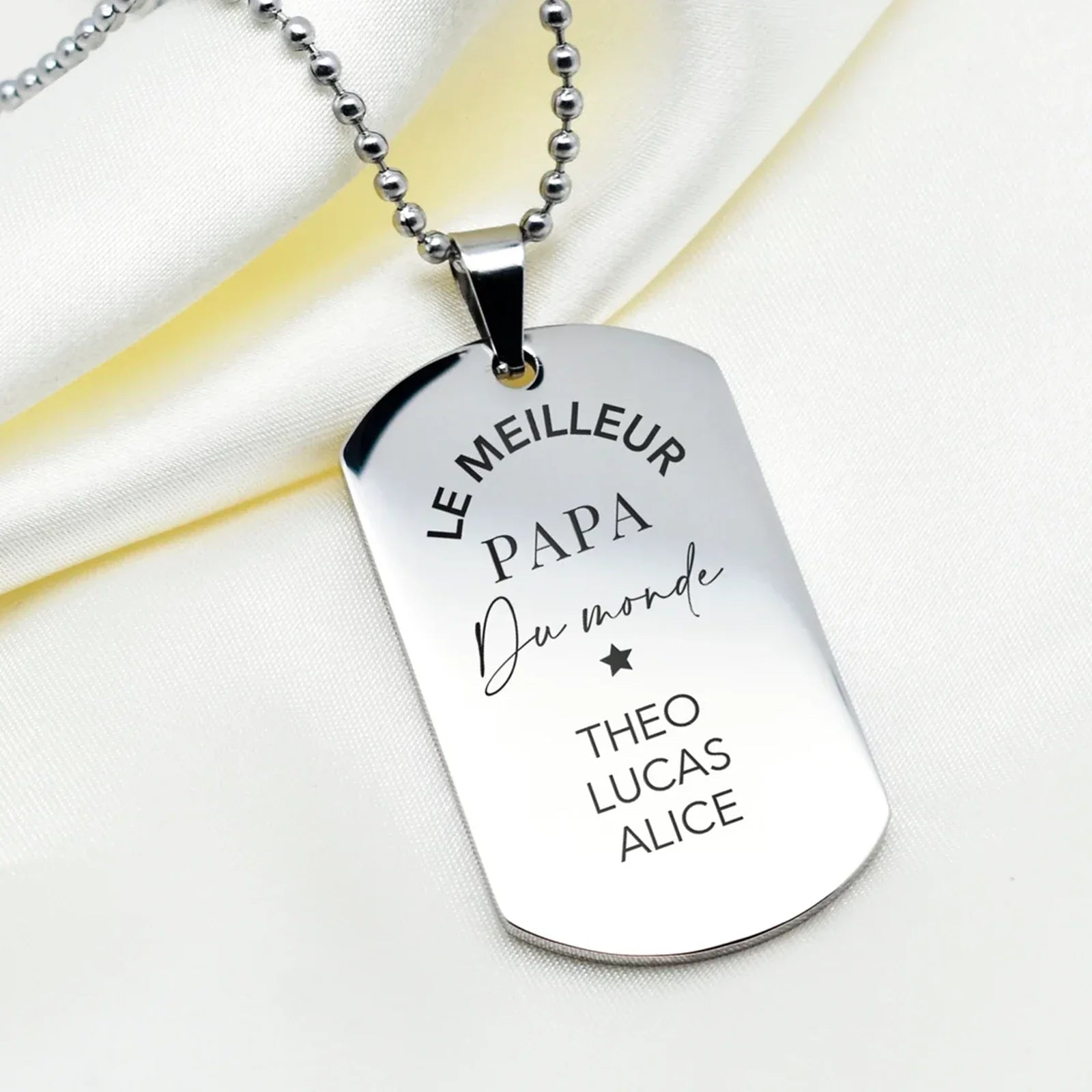 Stainless Steel Military Pendant Blanks (10 Pack) - Pixel Burn Custom Laser Creations