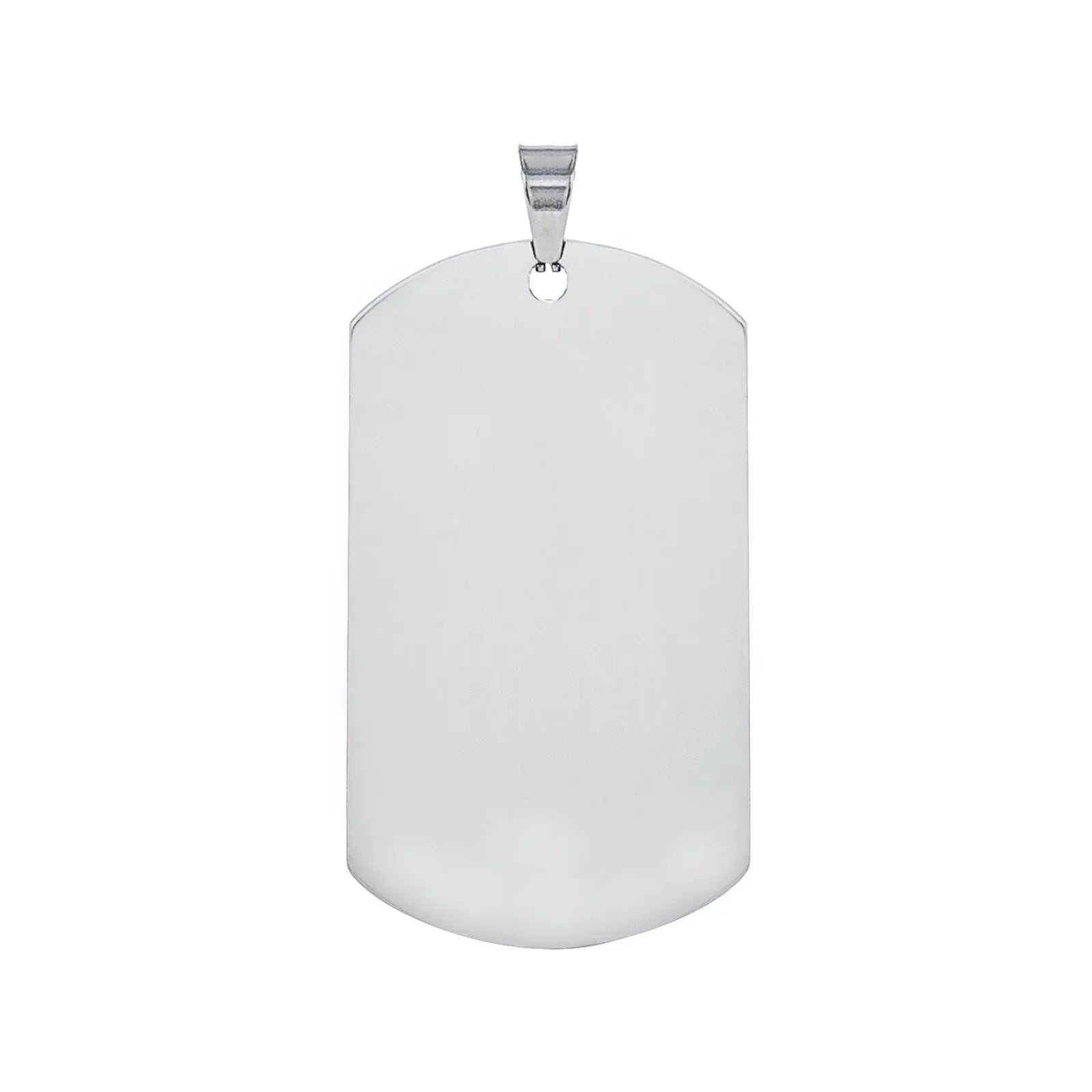 Stainless Steel Military Pendant Blanks (10 Pack) - Pixel Burn Custom Laser Creations