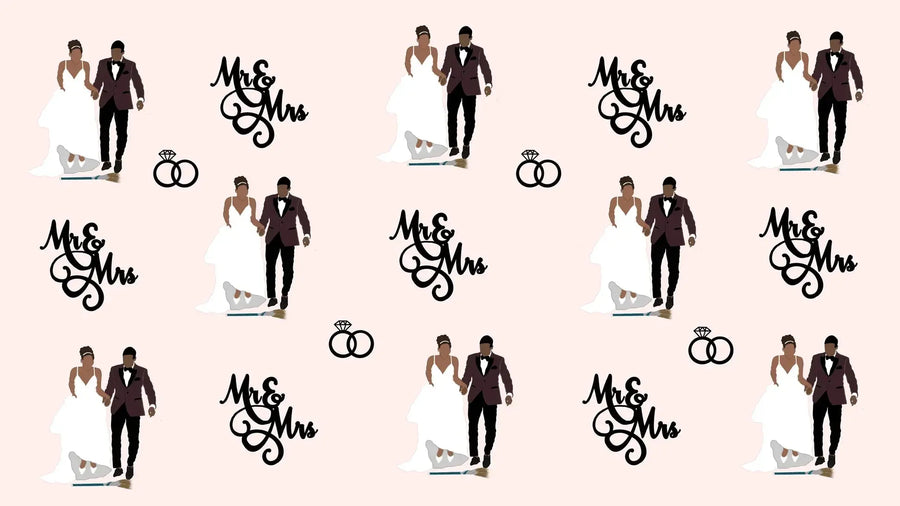 Elegant Wedding Gift Wrapping - Pixel Burn Custom Laser Creations