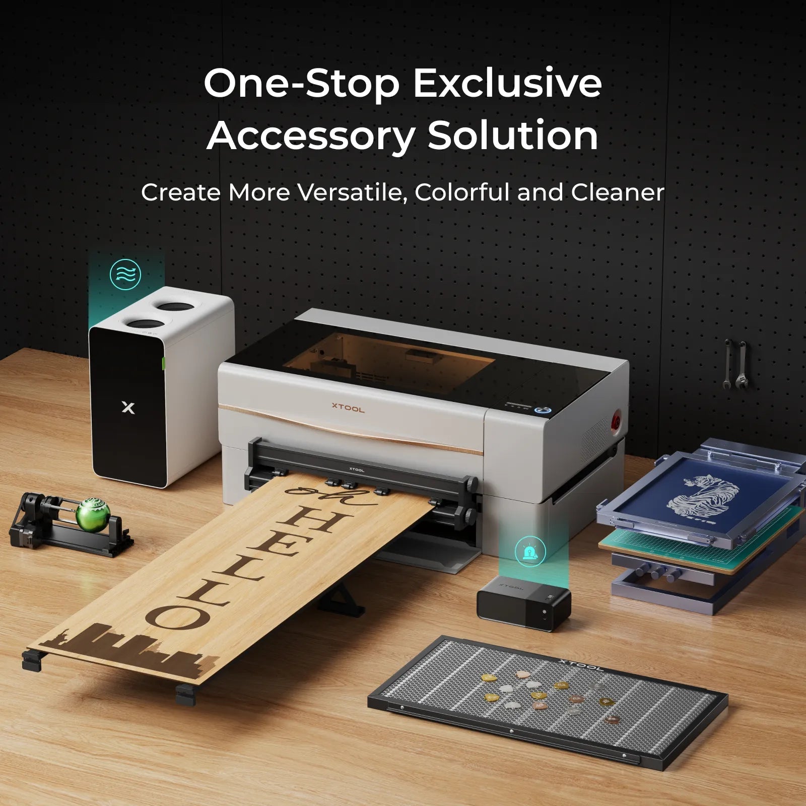 xTool P2S 55W Desktop CO2 Laser Cutter - Pixel Burn Custom Laser Creations