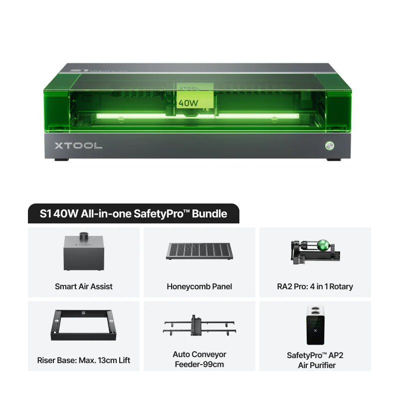 xTool S1 Enclosed Diode Laser Cutter - Pixel Burn Custom Laser Creations