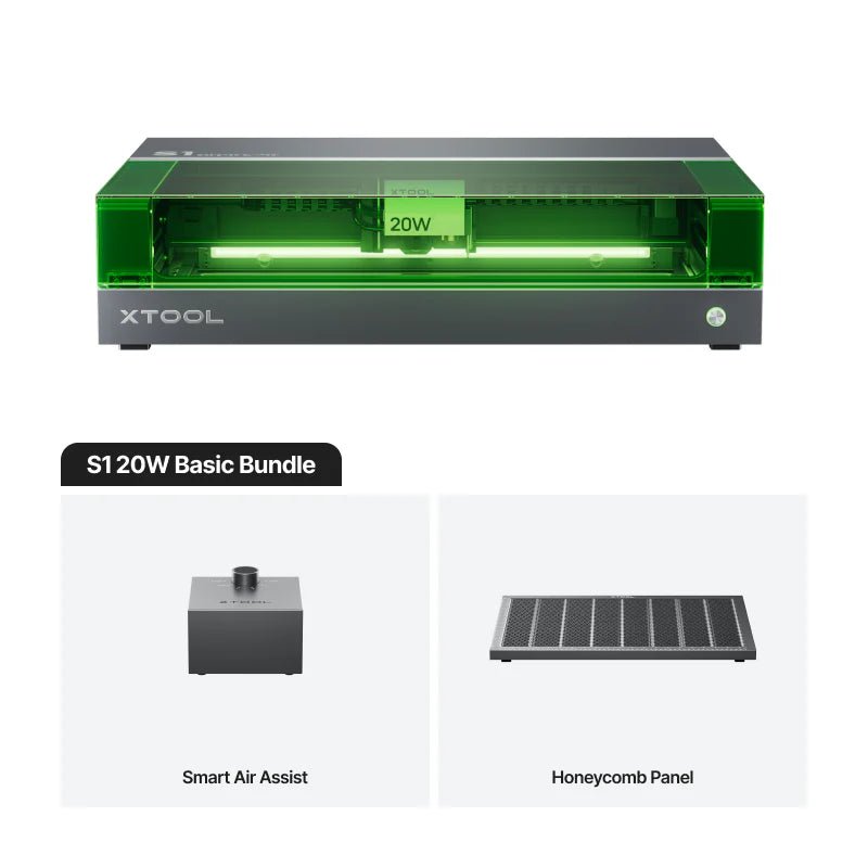 xTool S1 Enclosed Diode Laser Cutter - Pixel Burn Custom Laser Creations